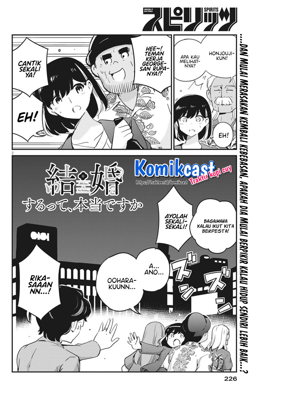 Kekkon Surutte, Hontou Desu ka? Chapter 56 Gambar 3